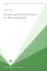Buchcover Rezeptionsgeschichtliche Studien zur Reformpädagogik