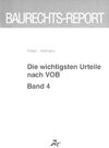 Buchcover Die wichtigsten Urteile nach VOB