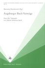 Buchcover Augsburger Bach-Vorträge