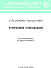 Buchcover Symbolische Gesetzgebung