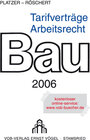 Buchcover Tarifverträge Arbeitsrecht Bau 2006