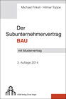 Buchcover Der Subunternehmervertrag Bau