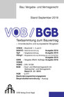 Buchcover VOB/BGB Textsammlung zum Bauvertrag - innerdeutsche und europaweite Vergaben