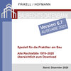 Buchcover Baurechts-Datenbank 1978–2020 zum Download - Version 6.7
