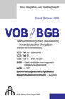 Buchcover VOB/BGB Textsammlung zum Bauvertrag - innerdeutsche Vergaben (Stand Oktober 2022)