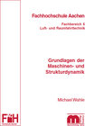 Buchcover Grundlagen der Maschinen- und Strukturdynamik