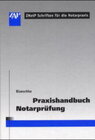 Buchcover Praxishandbuch Notarprüfung