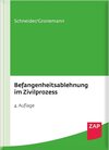 Buchcover Befangenheitsablehnung im Zivilprozess