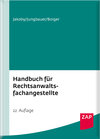 Buchcover Handbuch für Rechtsanwaltsfachangestellte