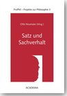 Buchcover Satz und Sachverhalt