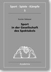 Buchcover Sport in der Gesellschaft des Spektakels