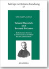 Buchcover Eduard Hanslick und Bernard Bolzano