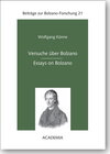 Buchcover Versuche über Bolzano - Essays on Bolzano