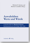 Buchcover Anwaltsleben - Werte und Würde