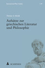 Buchcover Aufsätze zur griechischen Literatur und Philosophie