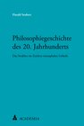 Buchcover Philosophiegeschichte des 20. Jahrhunderts