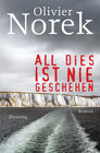 Buchcover All dies ist nie geschehen