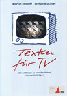 Buchcover Texten für TV