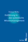 Buchcover Einführung in das systemische Wissensmanagement