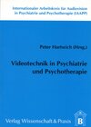Buchcover Videotechnik in Psychiatrie und Psychotherapie.