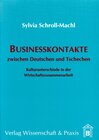 Buchcover Businesskontakte zwischen Deutschen und Tschechen.