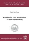 Buchcover Kommunales Debt Management als Bankdienstleistung.