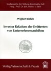 Buchcover Investor Relations der Emittenten von Unternehmensanleihen.