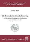 Buchcover Die Reform der Bankenrestrukturierung.