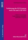 Buchcover Verkürzung des WP-Examens nach § 8a und § 13b WPO.