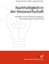 Buchcover Nachhaltigkeit in der Messewirtschaft