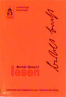 Buchcover Bertolt Brecht lesen