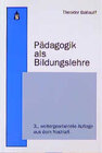 Buchcover Pädagogik als Bildungslehre