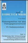 Buchcover Planungshilfen für den Pädagogikunterricht  - 45 Rahmenreihen
