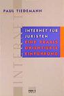 Buchcover Internet für Juristen