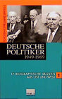 Buchcover Deutsche Politiker 1949-1969