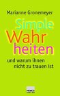 Buchcover Simple Wahrheiten und warum ihnen nicht zu trauen ist