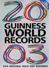 Buchcover Guinness World Records Buch 2003
