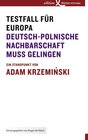 Buchcover Testfall für Europa