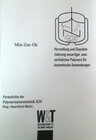Buchcover Herstellung und Charakterisierung neuartiger, wasserlöslicher Polymere für kosmetische Anwendungen