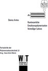 Buchcover Kontinuierliche Emulsionspolymerisation feinteiliger Latices