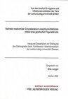 Buchcover Nachweis nosokomialer Corynebacterium urealyticum-Infektionen mittels eines genetischen Fingerabdrucks
