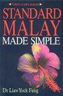 Buchcover Standard Malay: Made Simple /Malaii Grundlagen-Sprachkurs