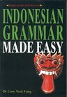 Buchcover Indonesian Grammar: Made Easy /Indonesische Grammatik: Schnellkurs
