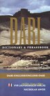 Buchcover Wörterbuch Dari - Englisch und Englisch - Dari /Dari - English and English - Dari Dictionary