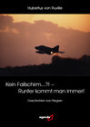 Buchcover Kein Fallschirm...?! – Runter kommt man immer!