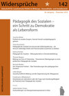 Buchcover 142: Pädagogik des Sozialen