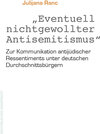 Buchcover Eventuell nichtgewollter Antisemitismus