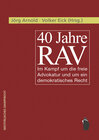 Buchcover 40 Jahre RAV