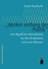 Buchcover denken entlang der Politik