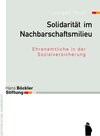 Buchcover Solidarität im Nachbarschaftsmilieu